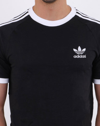 Adidas Originals 3 Stripes T Shirt Black