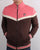 Fila Vintage Flint Track Top Brown/Deep Pink/Cream