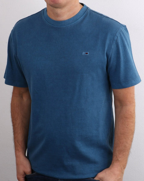 Tommy Jeans Sunfaded Wash T-shirt Blue