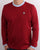 Fila Vintage Long Sleeve Ringer T Shirt Claret/Sky Blue