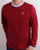 Fila Vintage Long Sleeve Ringer T Shirt Claret/Sky Blue