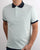 Barbour Contrast Collar Polo Aqua