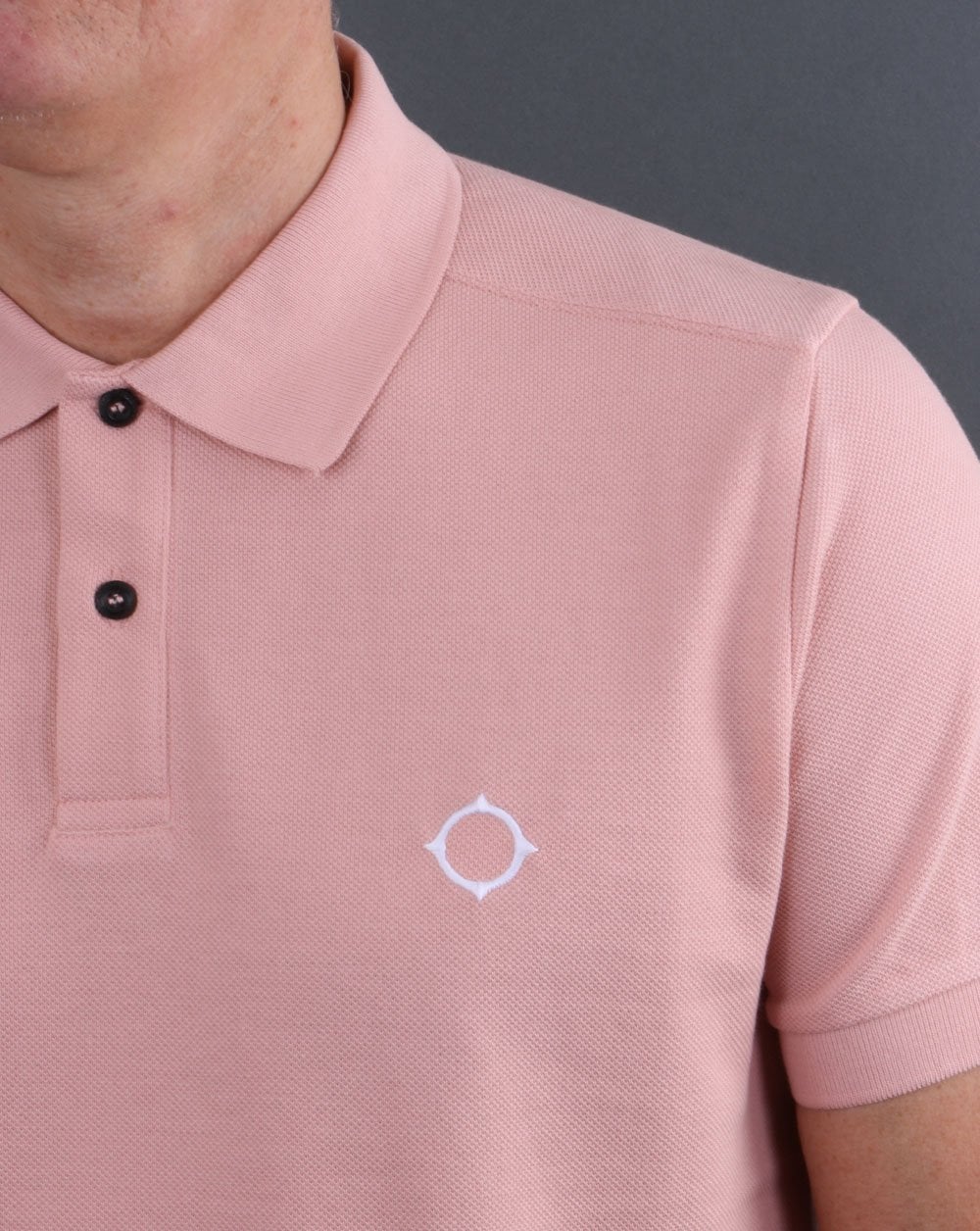 Ma.strum Pique Polo Salmon