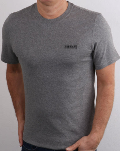 Barbour International Small Logo T-shirt Grey
