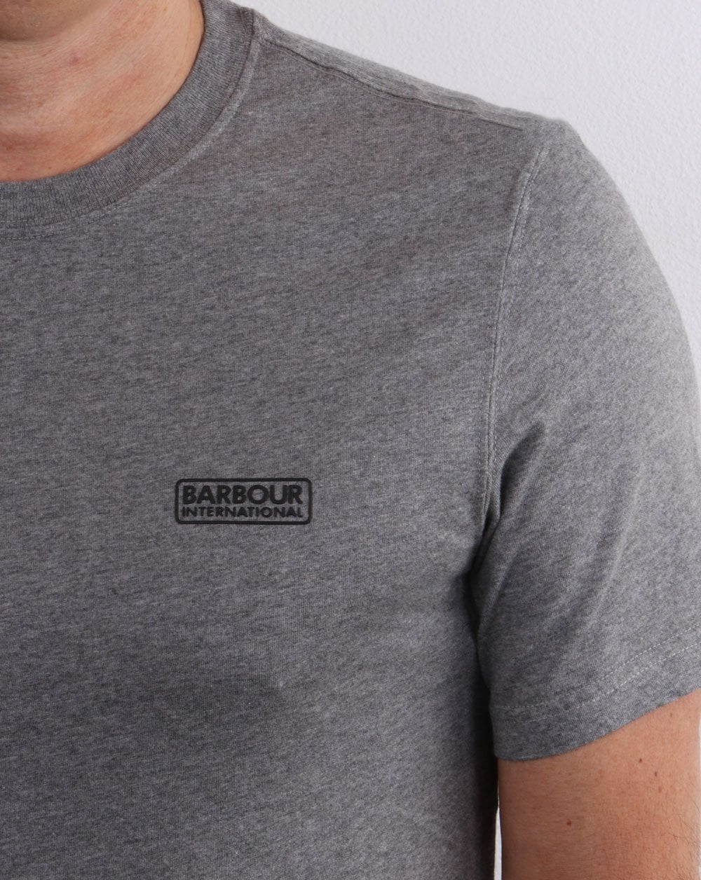 Barbour International Small Logo T-shirt Grey