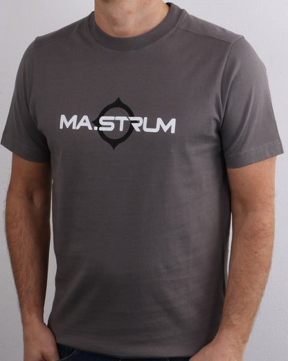Ma.strum Logo Print T-shirt Dark Slate