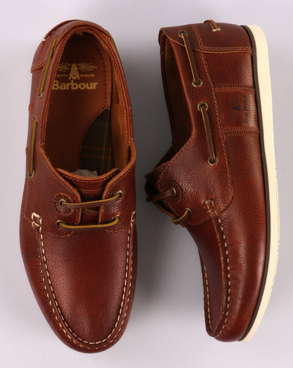 Barbour Capstan Boat Shoe Cognac