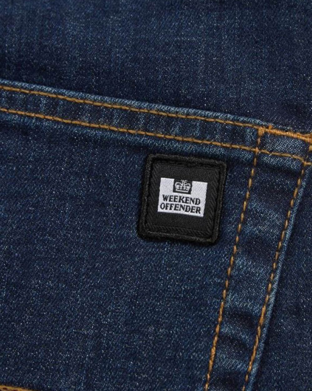 Weekend Offender Easy Fit Jeans Dark Vintage