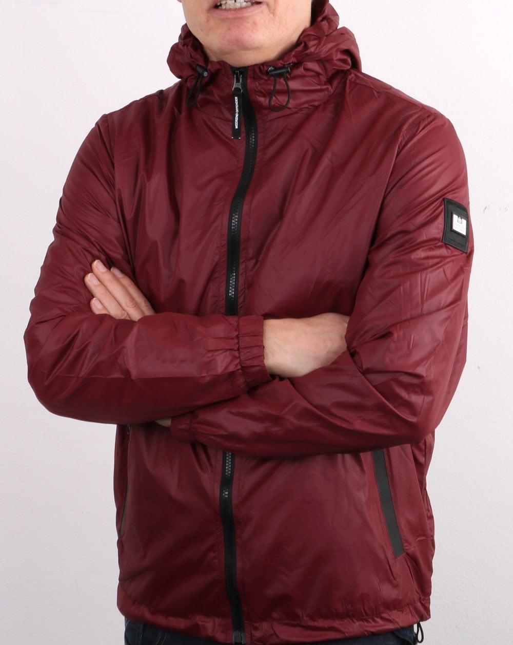Weekend Offender Technician Jacket Burgundy