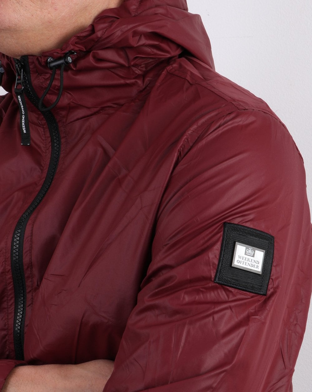 Weekend Offender Technician Jacket Burgundy