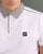 Weekend Offender Check Collar Polo Shirt White