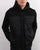 Ma.strum Hooded Panel Overshirt Jet Black