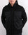 Ma.strum Hooded Panel Overshirt Jet Black