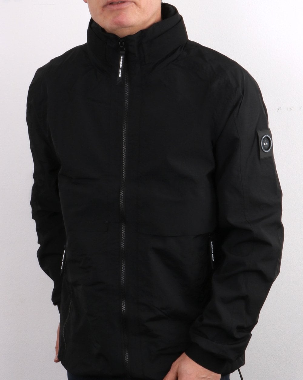 Marshall Artist Acier Longline Parka Black