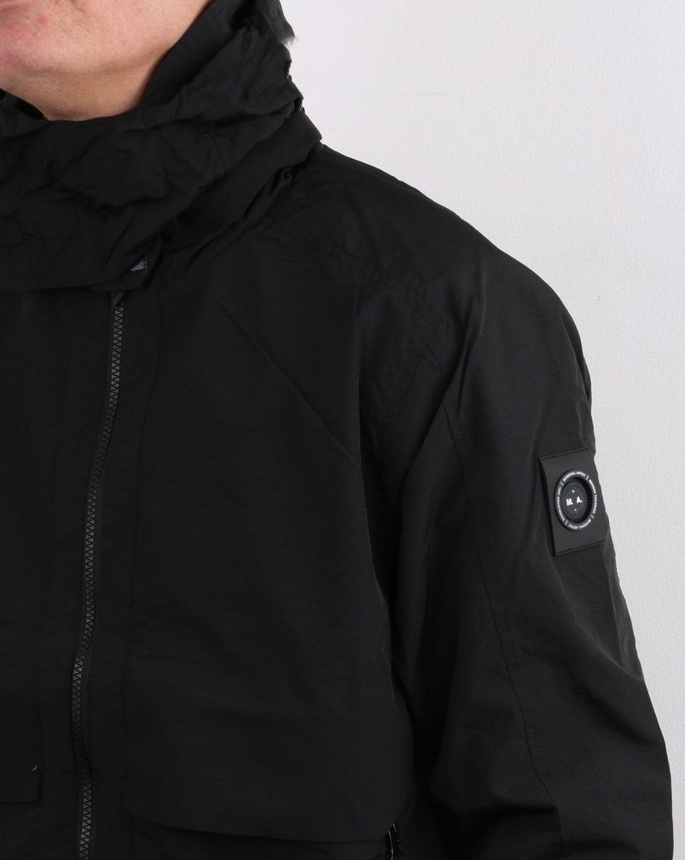 Marshall Artist Acier Longline Parka Black