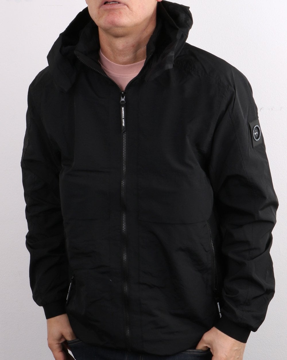 Marshall Artist Acier Longline Parka Black