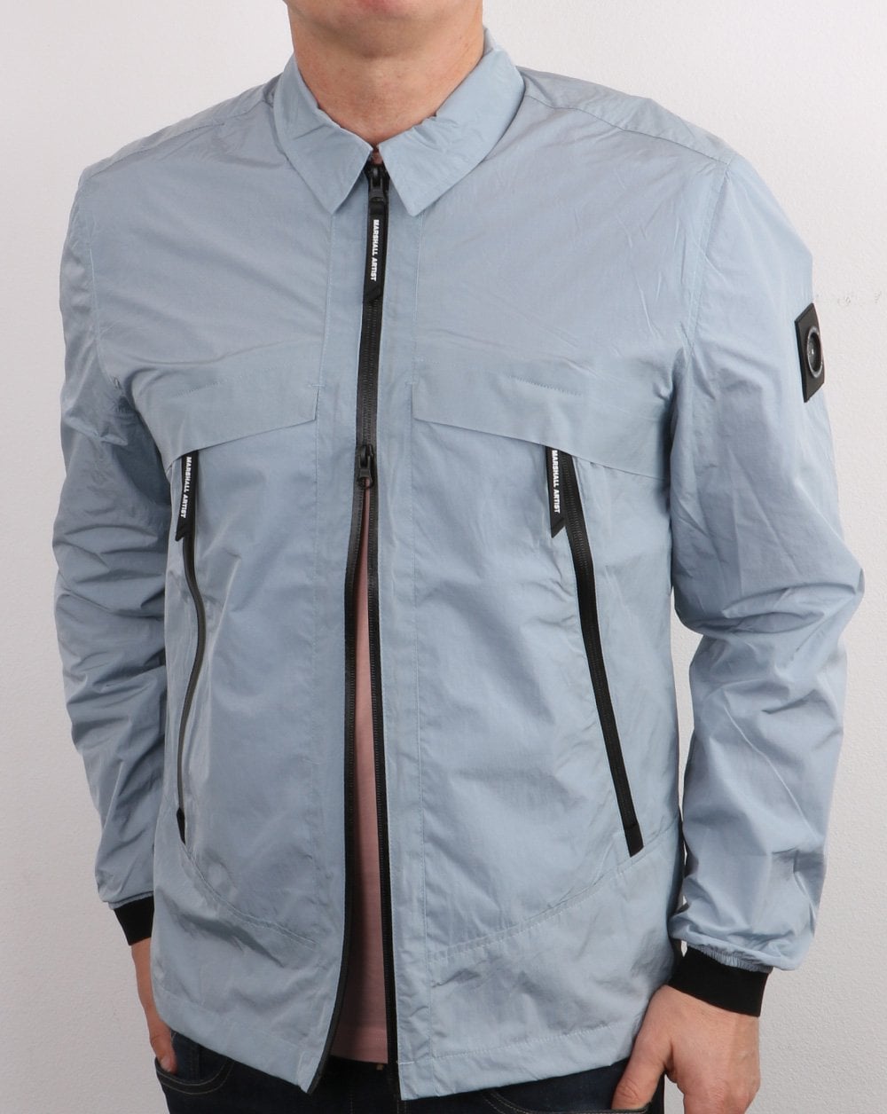 Marshall Artist Molecular Kita Overshirt Silver Grey