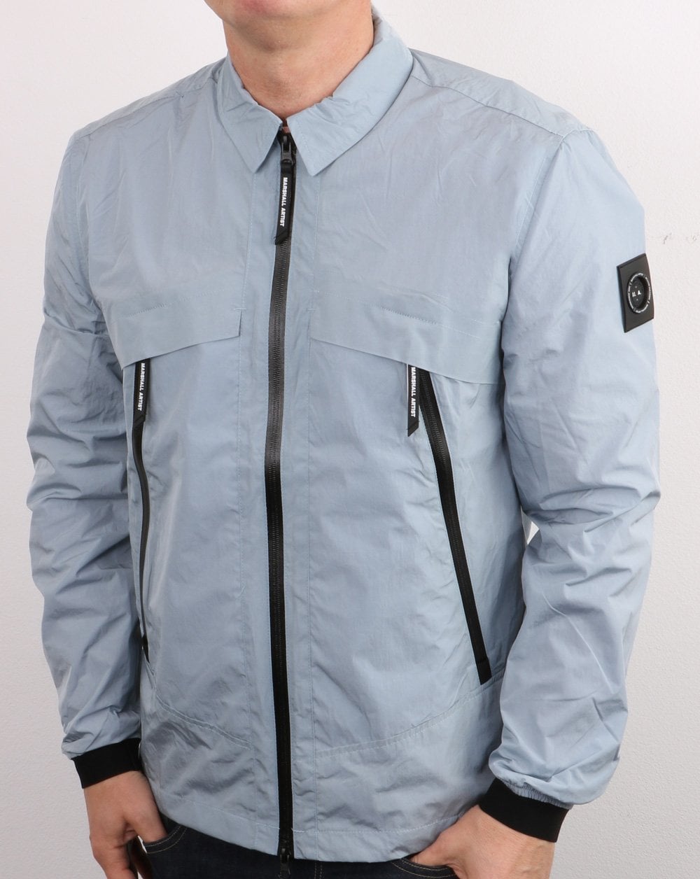 Marshall Artist Molecular Kita Overshirt Silver Grey
