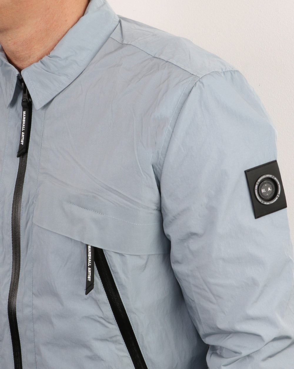Marshall Artist Molecular Kita Overshirt Silver Grey