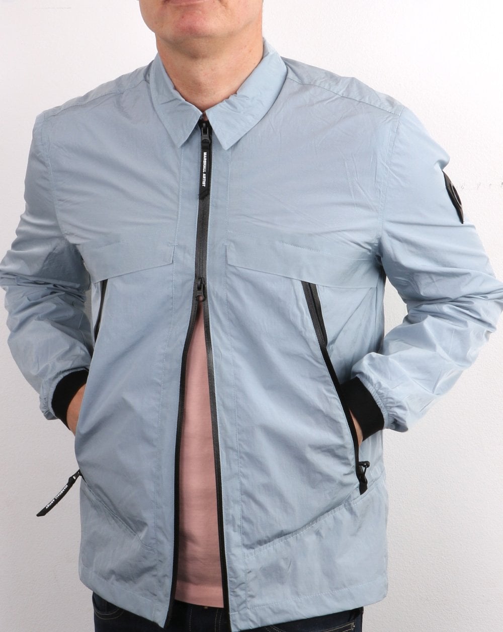 Marshall Artist Molecular Kita Overshirt Silver Grey