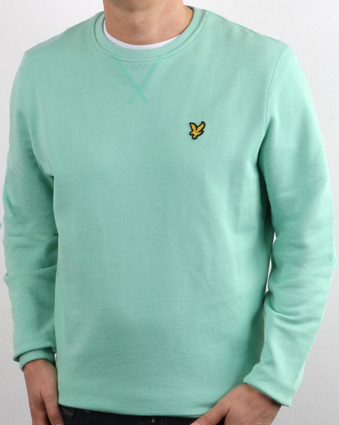 Lyle And Scott Crew Neck Sweatshirt Mint
