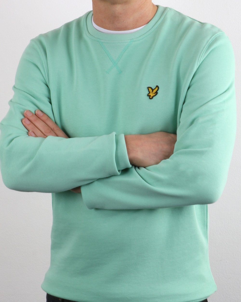 Lyle And Scott Crew Neck Sweatshirt Mint