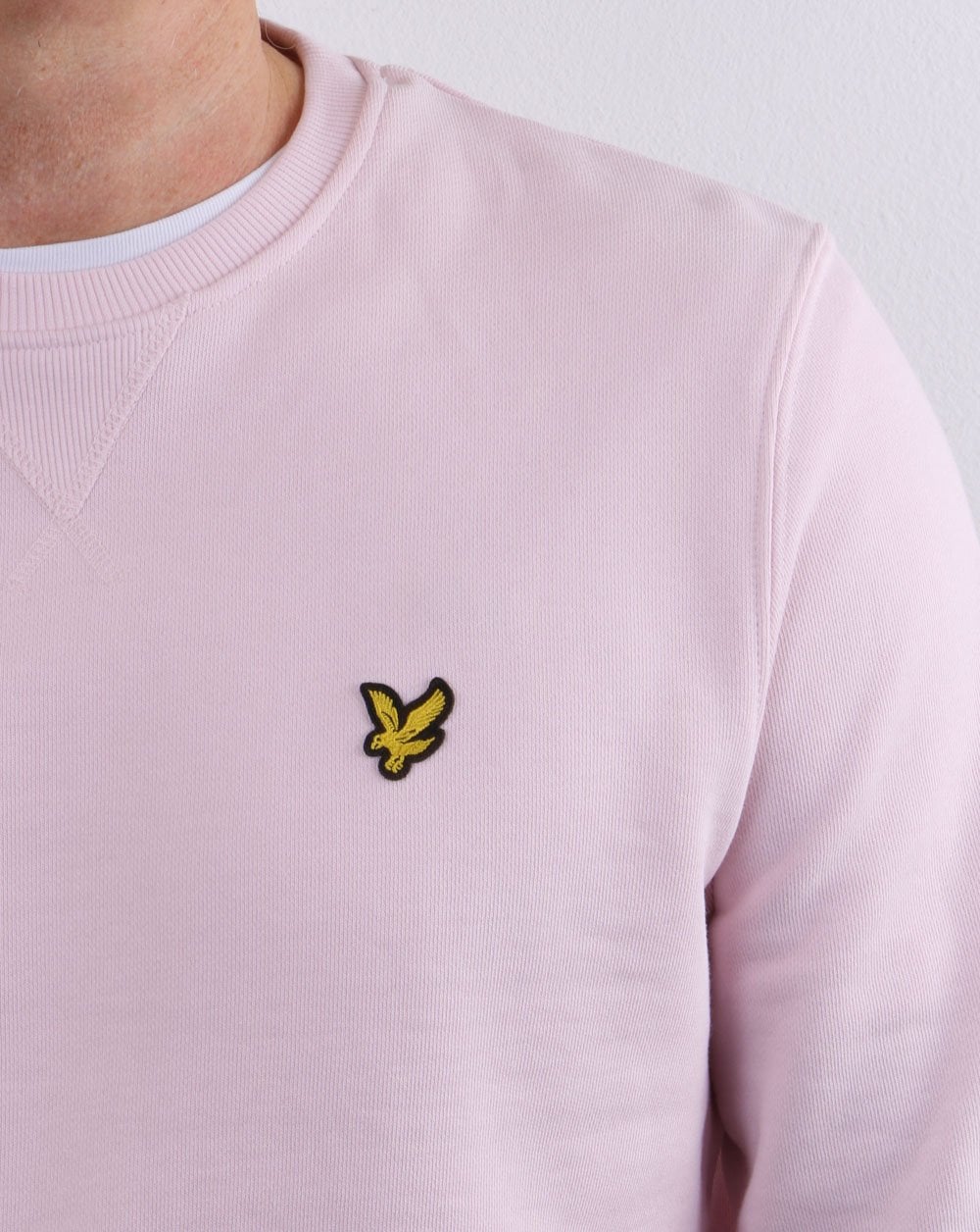 Lyle And Scott Crew Neck Sweatshirt Stonewash Pink