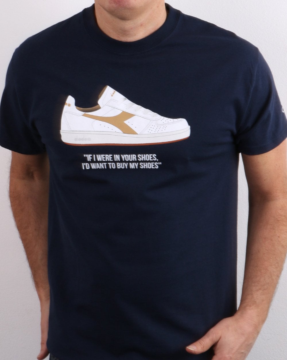 80s Casual Classics If I Were In Your Shoes T-shirt Navy