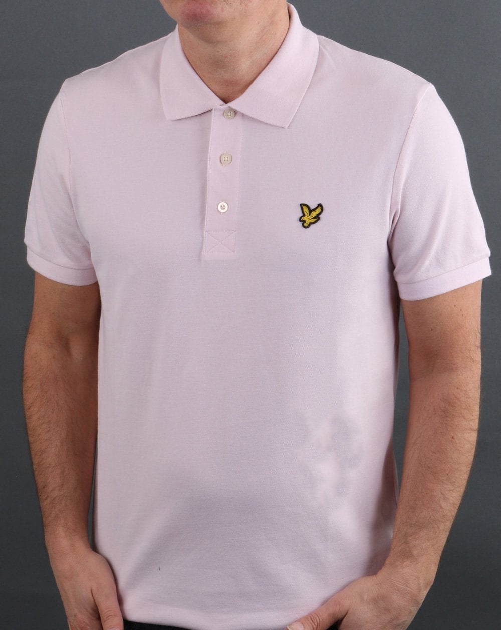 Lyle And Scott Polo Shirt Stonewash Pink