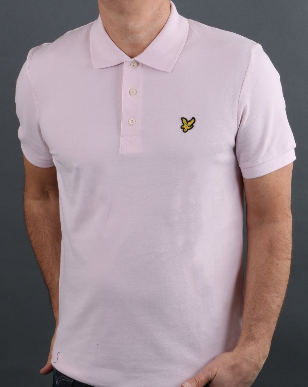 Lyle And Scott Polo Shirt Stonewash Pink