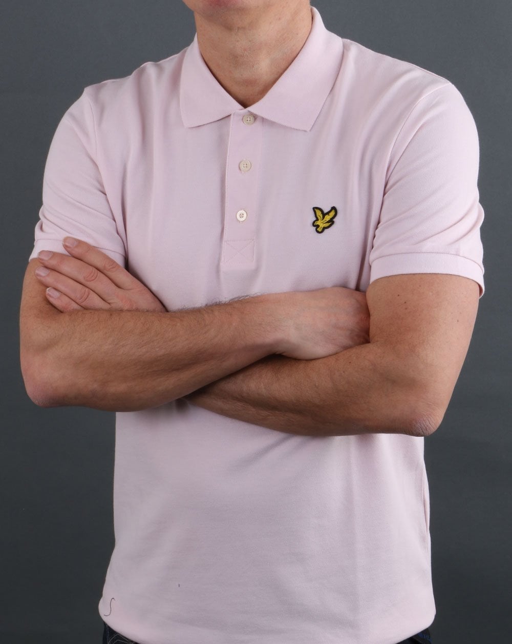 Lyle And Scott Polo Shirt Stonewash Pink