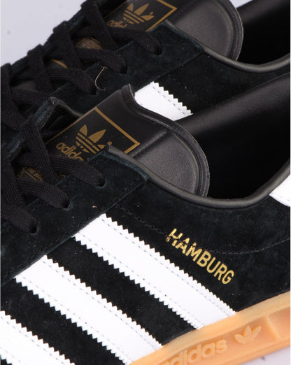 Adidas Hamburg Trainers Black/White/Gum
