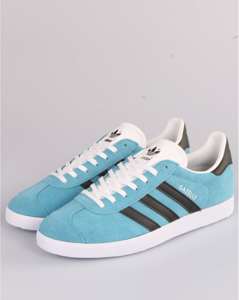 Adidas Gazelle Trainers Hazy Blue/Black