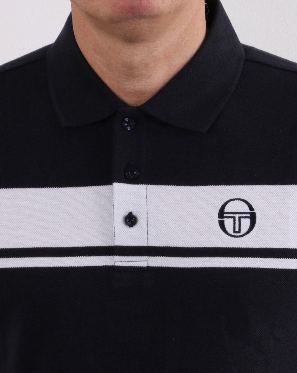 Sergio Tacchini Young Line Polo Shirt Navy/white