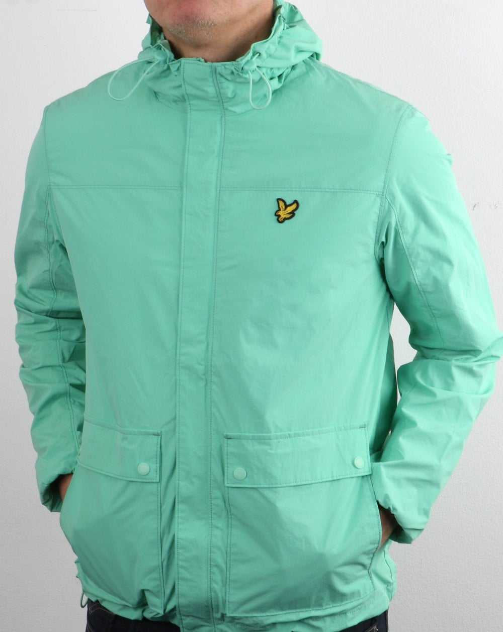 Lyle And Scott Hooded Pocket Jacket Mint