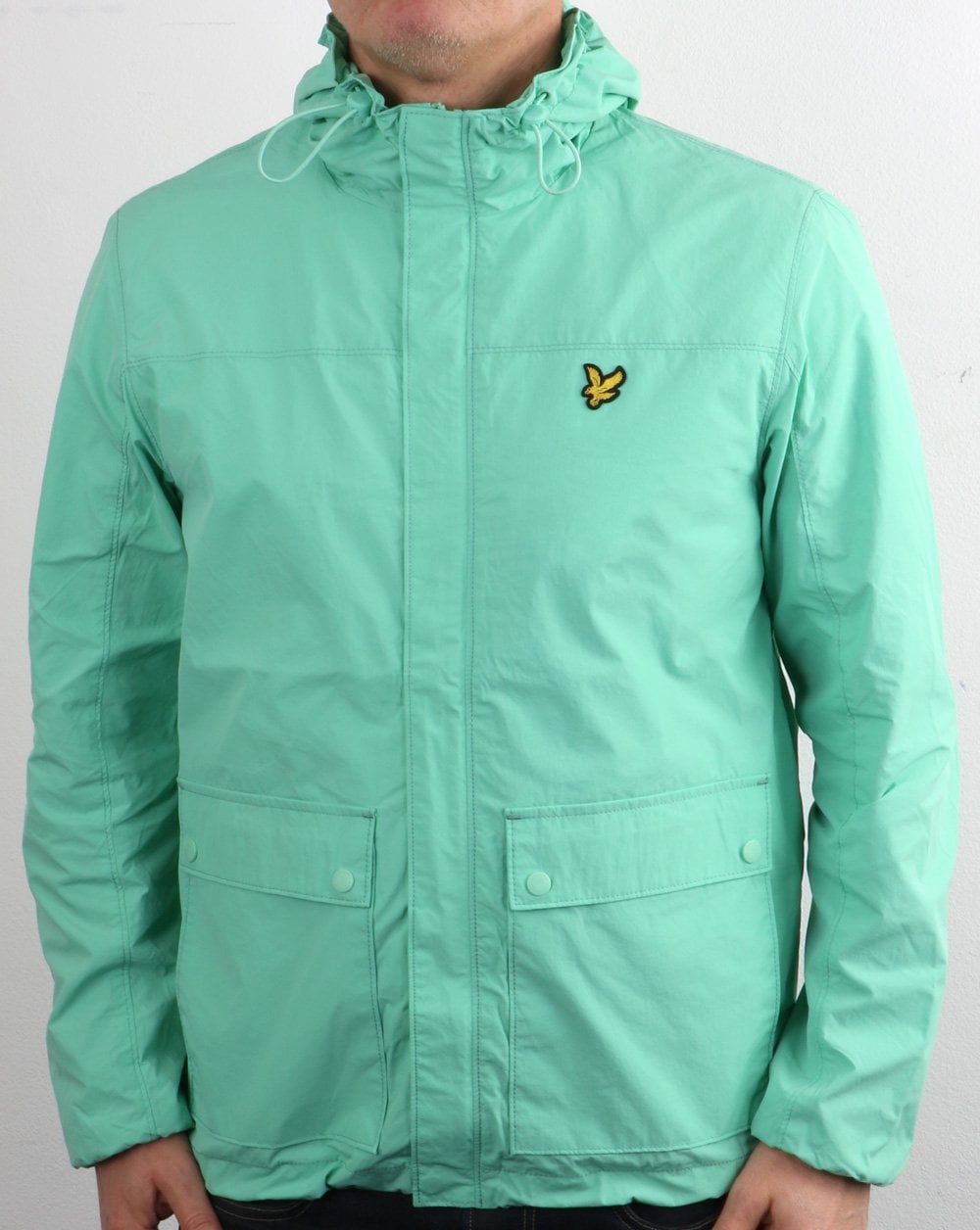 Lyle And Scott Hooded Pocket Jacket Mint