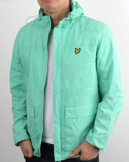 Lyle And Scott Hooded Pocket Jacket Mint
