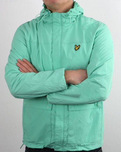 Lyle And Scott Hooded Pocket Jacket Mint