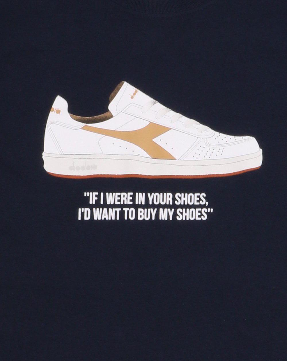 80s Casual Classics If I Were In Your Shoes T-shirt Navy