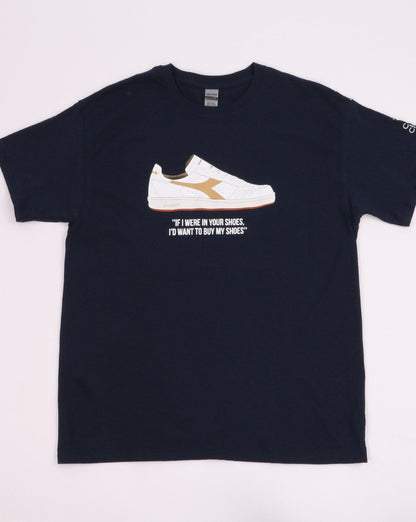 80s Casual Classics If I Were In Your Shoes T-shirt Navy