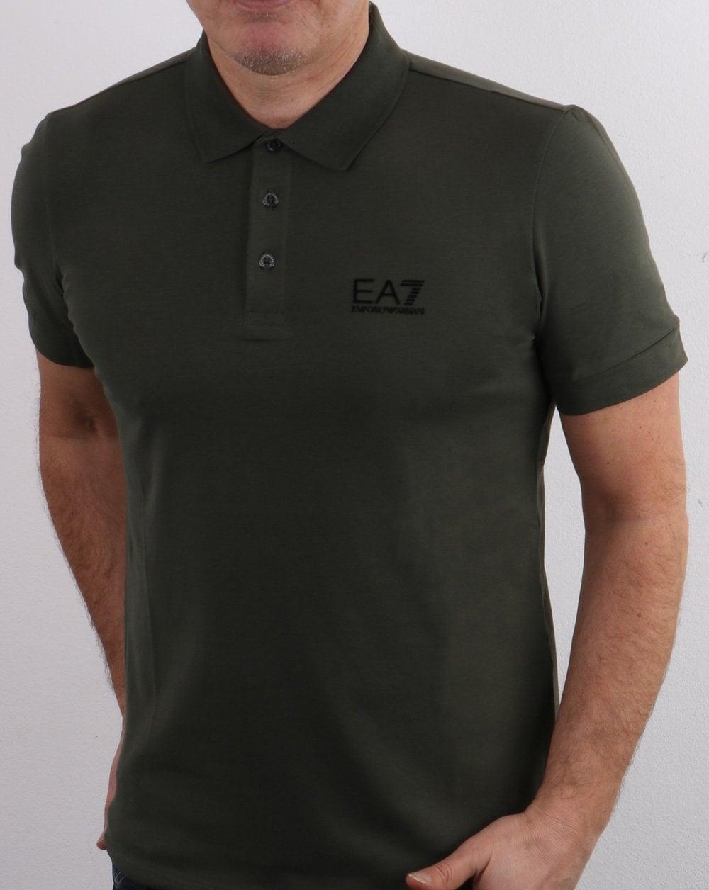 Emporio Armani EA7 Polo Shirt Khaki