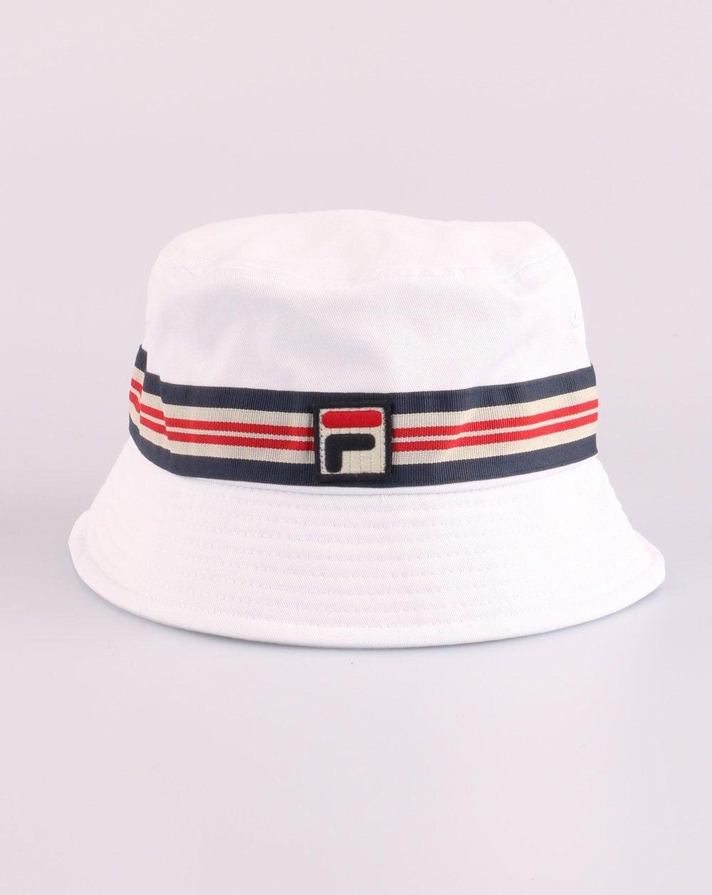 Fila Vintage Casper Bucket Hat White