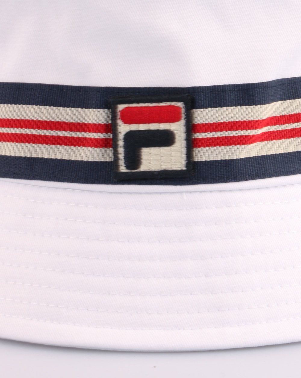 Fila Vintage Casper Bucket Hat White