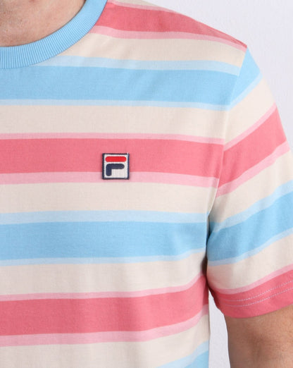 Fila Vintage T Shirt Multi Stripe