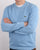 Lacoste Crew Neck Knit Jumper Blue
