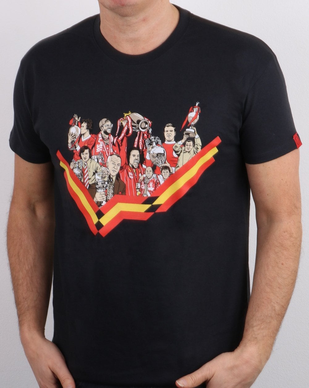 80s Casual Classics Liverpool T-shirt Navy