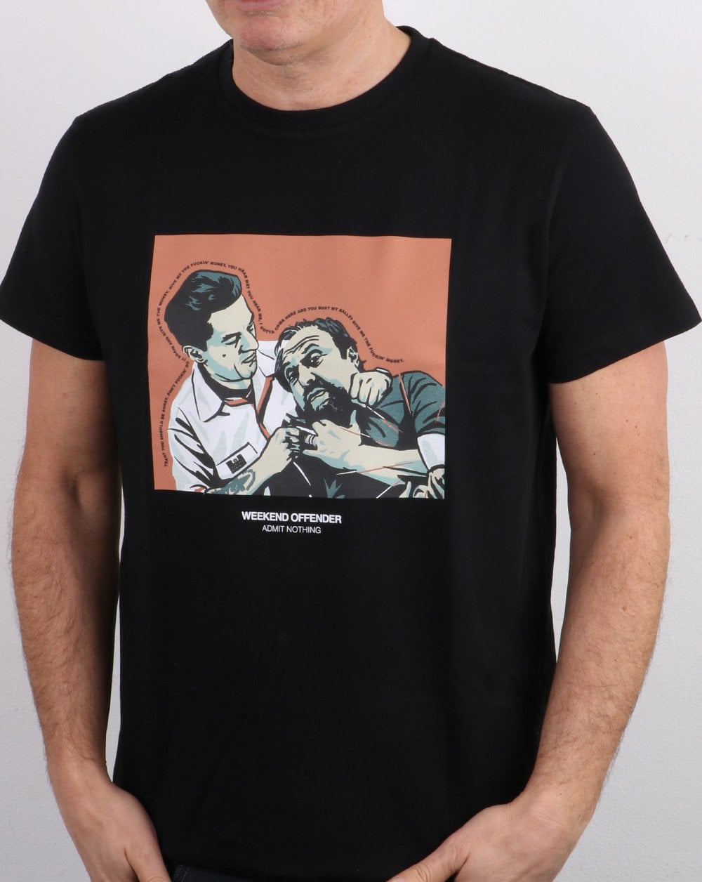Weekend Offender 'Morrie' Goodfellas T-shirt Black