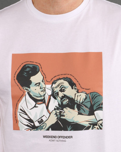 Weekend Offender 'Morrie' Goodfellas T-shirt White