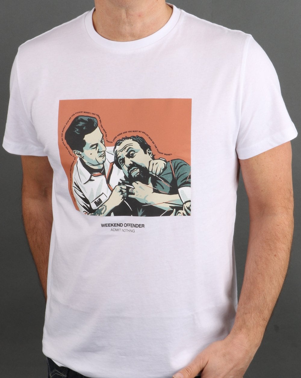 Weekend Offender 'Morrie' Goodfellas T-shirt White