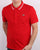Lacoste Tipped Polo Shirt Red/white